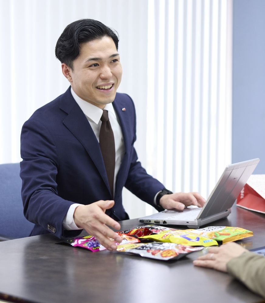 営業部門の営業風景